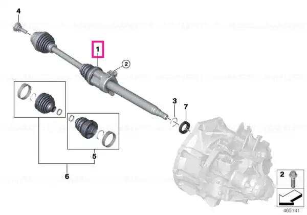 Discount Output shaft, right - BMW - Mini