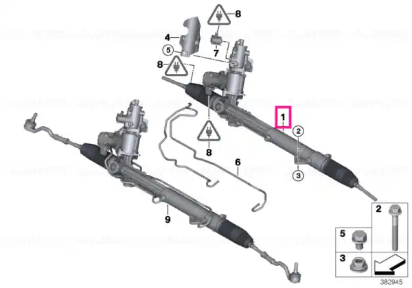 Exch.hydro steering gear,active steering - BMW Cumpără acum