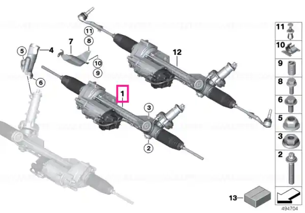 Cel mai vândut EXCH-steering box, electr. SPORT/TKP