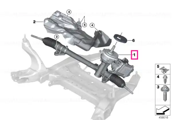 Ultima șansă EXCH-steering box, electr.