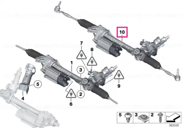 Bestseller Steering gear, electric 12V - BMW