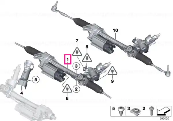 EXCH-steering box, electr. 12V Calitate înaltă