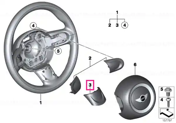 Capac volan sport jos - BMW - Mini Reduceri
