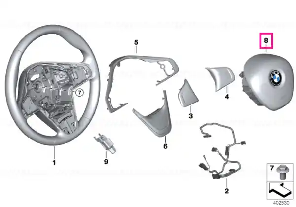 Airbag module, driver's side Promoție
