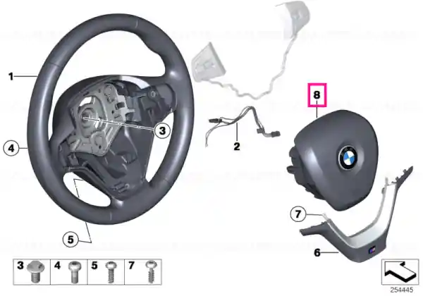 Bestseller Airbag module driver's side w absorber