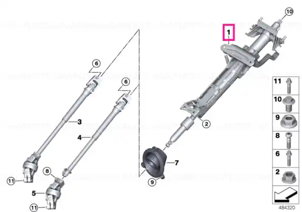 Manually adjust. steering column Ofertă specială