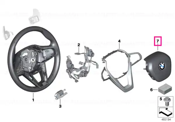 Ofertă specială Airbag module driver's side w absorber