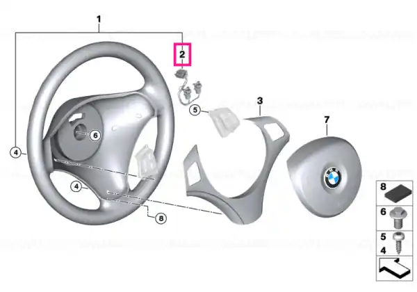 Livrare rapidă Cablaj airbag volan