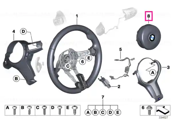 Ofertă specială Airbag module, driver's side
