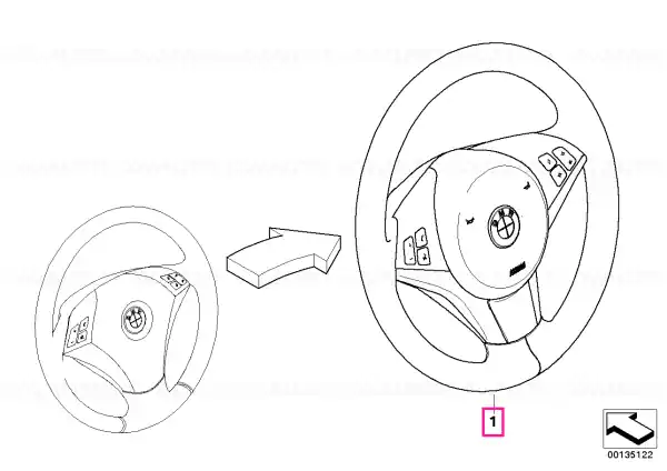 Airbag sport st. whl. lthr multifunction PERLGLANZ CHROM Preț redus
