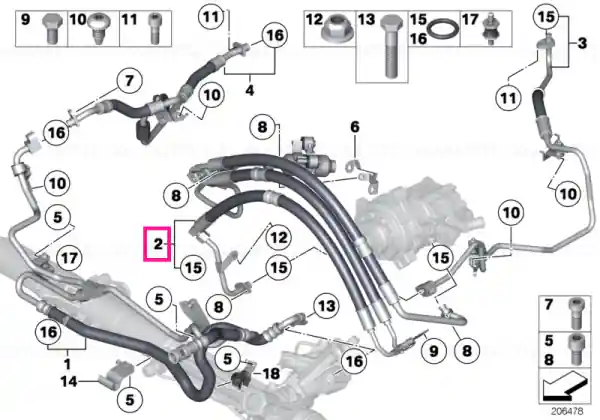 Expansion hose Dynamic Drive TEIL 1 - BMW Discount