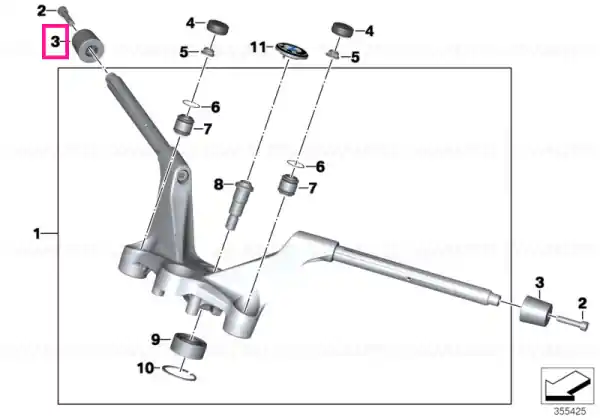 Mai ieftin Handlebar vibration absorber, chrome