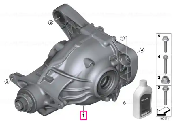 Rear-axle-drive 205AL I=2,93 Cel mai vândut