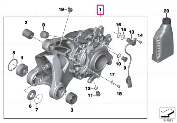 Bevel gears with ventilation black - BMW Motorrad Ofertă specială