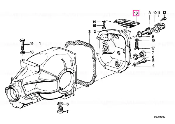 Rubber mounting - BMW Plată sigură