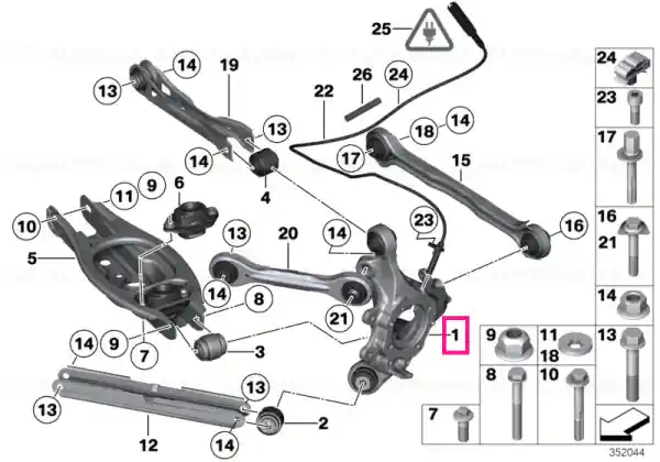 Transport gratuit Wheel carrier, rear right