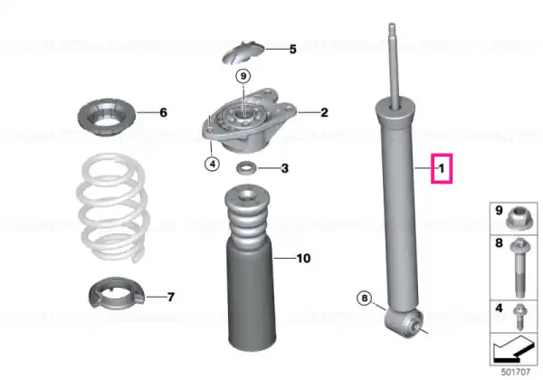 Lichidare de stoc Shock absorber, rear