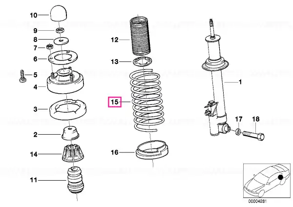 Coil spring - BMW Chilipir