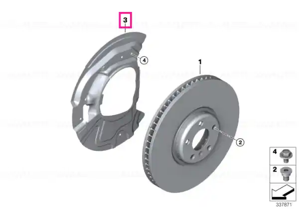 Retur gratuit Protection plate right