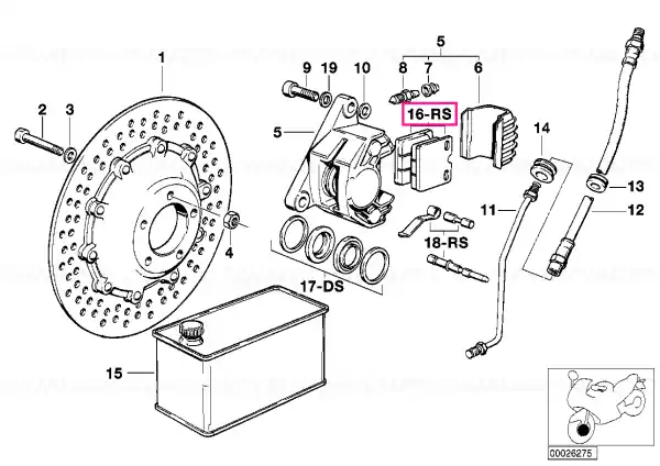 Reduceri Repair kit, brake pads BREMBO - BMW Motorrad