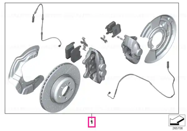 Kit retrofit frane sport, galben "BMW M Performance" - BMW F20, F20N, F21, F21N, F22, F22N, F23, F23N, F30, F30N, F31, F31N, F32, F32N, F33, F33N, F34, F34N, F36 Super ofertă