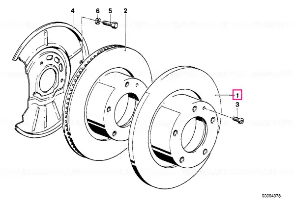 Chilipir Disc frână ventilat 260X22 - BMW