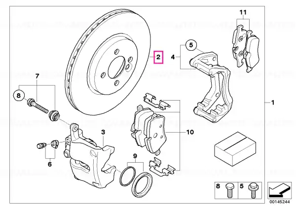 Transport gratuit Brake disc, ventilated 294X22 - BMW - Mini