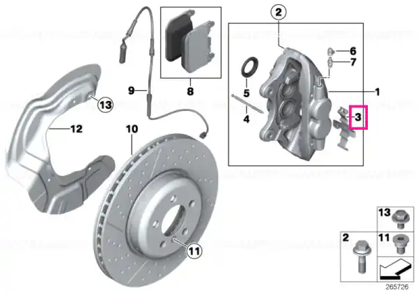 Expansion spring - BMW Calitate înaltă
