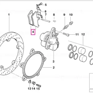 Brake pads kit, green TOKICO - BMW Motorrad Reducere