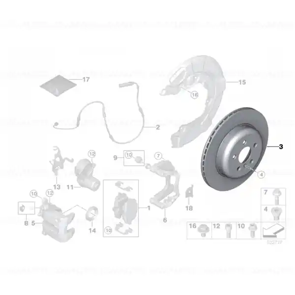 Vezi acum Brake disc, ventilated 370X24 - BMW