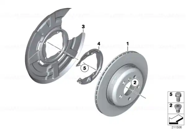 Brake disc, lightweight, ventilated 330X20 - BMW Ofertă limitată