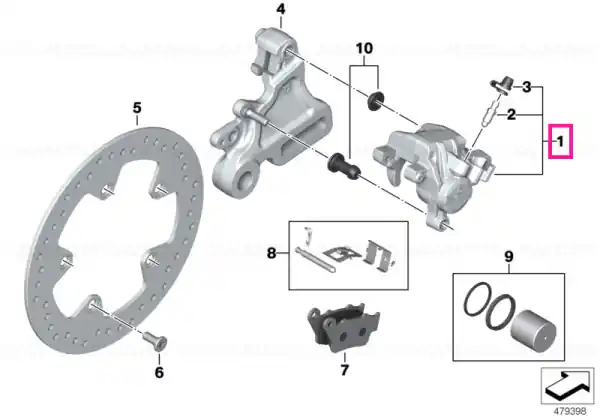Reducere Brake caliper