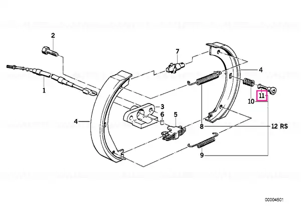 Doar azi Tension pin