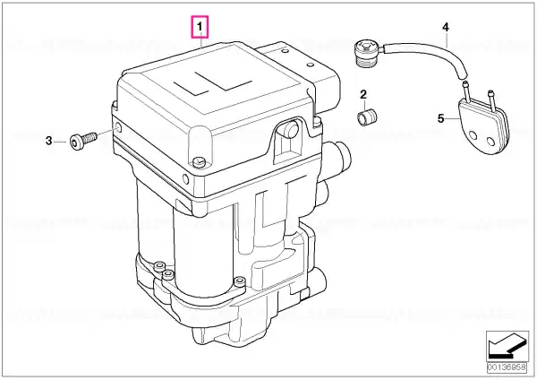 Reduceri Pressure modulator, fully integral ABS