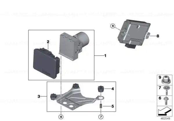 Disponibil imediat Agregat hidraulic RP pentru DSC - BMW