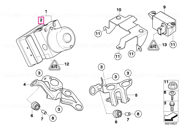 Kit reparație unitate control DSC - BMW Cel mai vândut