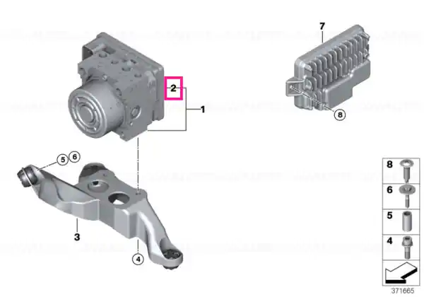 Expediere rapidă Kit reparație unitate control DSC - BMW