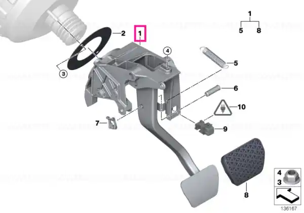 Pedal Assy Nu rata