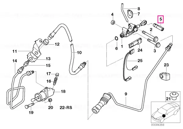 Pin, master cylinder Preț mic