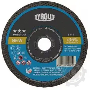 DISC DE TAIERE F41 125x1x22,23 A60Q-BFP Plată securizată