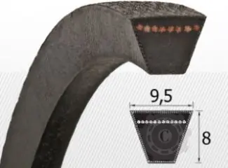 Cel mai vândut CUREA SPZ 1000 LW 9.5X1013 LA POWERBELT