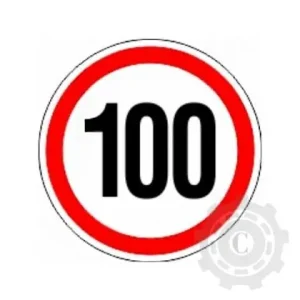 Comandă acum AUTOCOLANT LIMITA VITEZA MARE 100