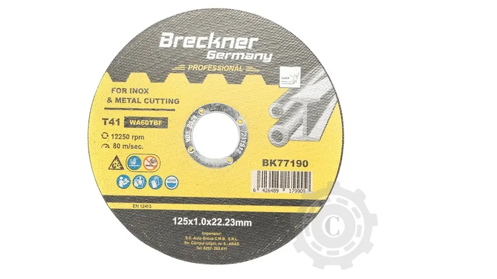 Disc taiere inox T41 125x1.6x22mm Bestseller