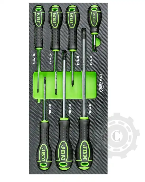 Livrare expres SET DE 7 SURUBELNITE LATE CU EVA CARBON JBM 53944