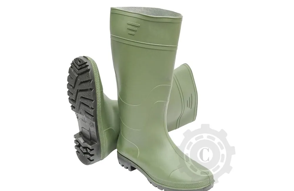 Lichidare de stoc Cizme de protectie din PVC verde marimea 40
