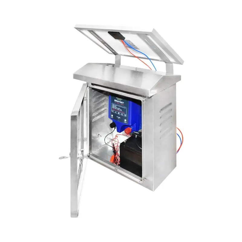 Comandă acum Aparat generator impulsuri 12V 2 Joule cutie din inox