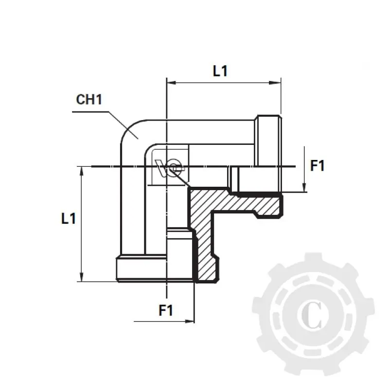 RACORD L FI G04 1/4 Reducere specială