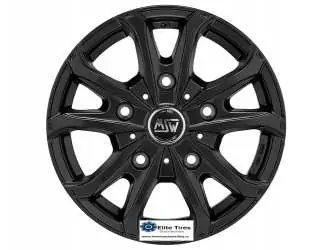 Preferatul clienților Jante aliaj MSW 48 VAN MATT BLACK 6.5x16 5x160 ET60 65