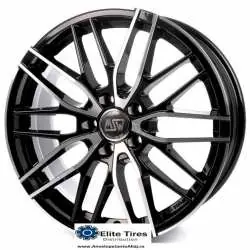 Cel mai vândut Jante aliaj MSW 72 BLACK FULL POLISHED 7X17 5X112 ET35
