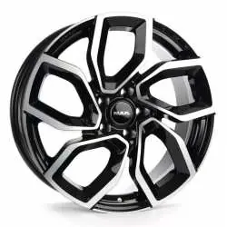 Calitate înaltă Jante aliaj MAK APOLLO BLACK MIRROR CB58.1 6.5X16 4X098 ET34